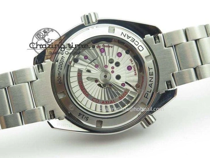 0326 Planet Ocean GMT 42mm V6F Best Edition Blue Bezel Blue Dial On SS Bracelet A ModernLook 8274